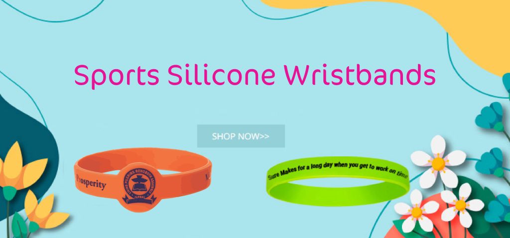 sports silicone wristbands