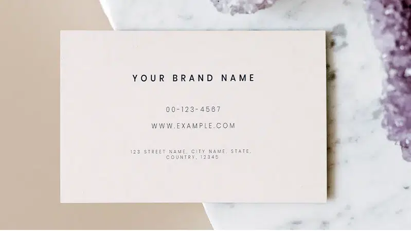 Gold Foil Busniess cards