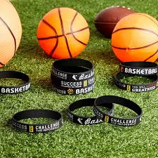 Basketball Silicone Wristbands