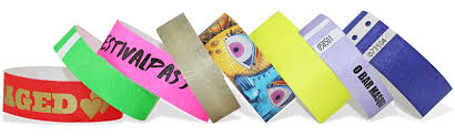 Tyvek bracelets 