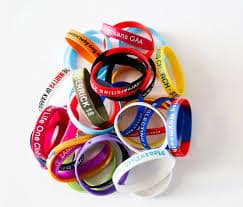 silicone wristbands