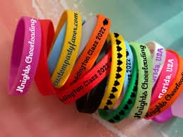 Silicone wristbands