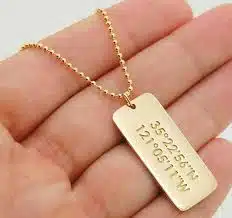 Customized necklace pendant