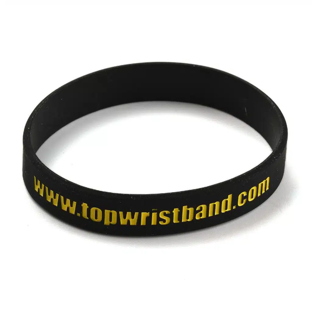 silicone
wristbands