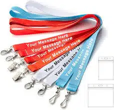 Group customized lanyards