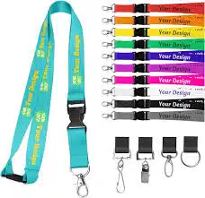 Group customized lanyards