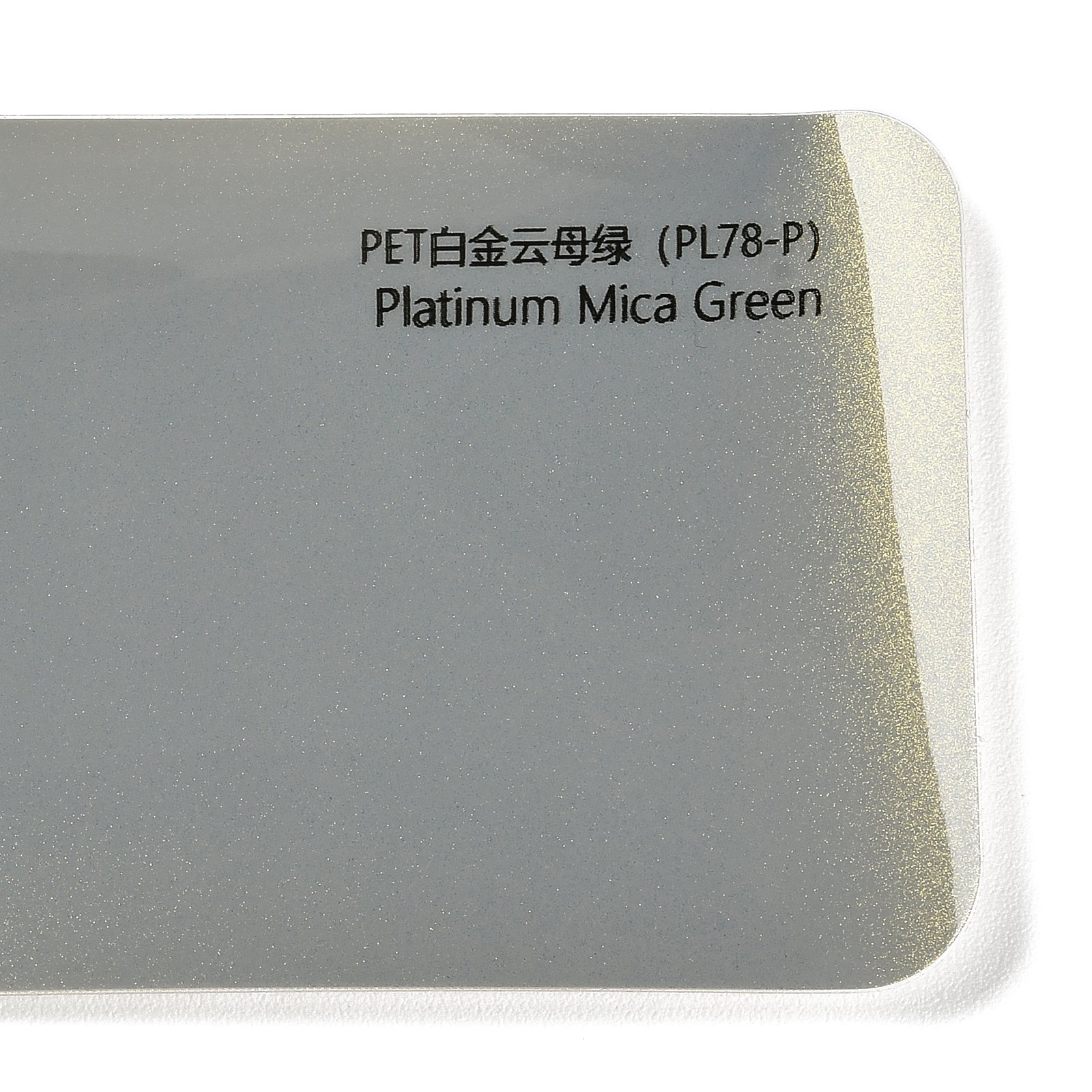 PET Platinum Mica Green