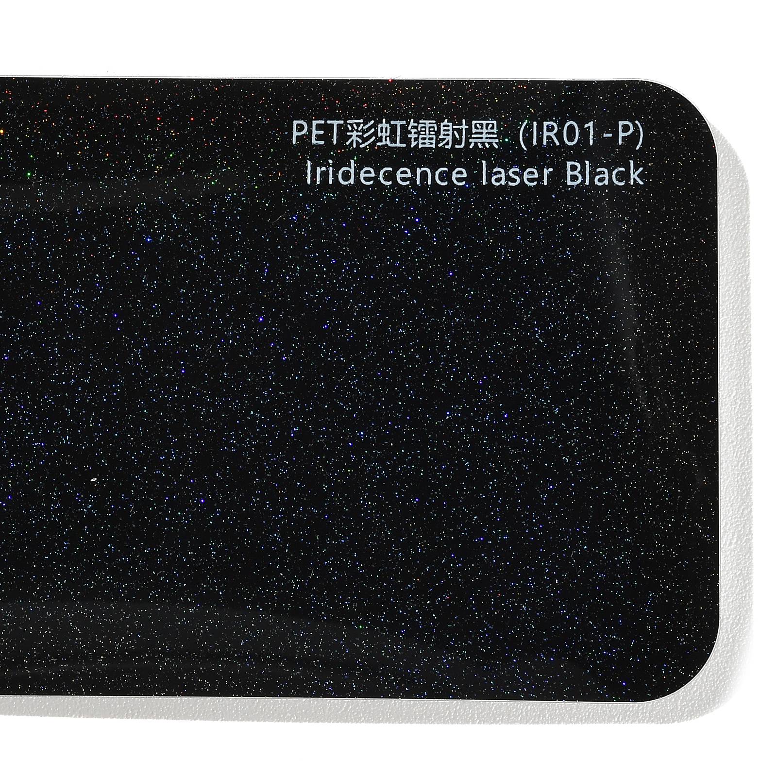 PET Rainbow Laser Black